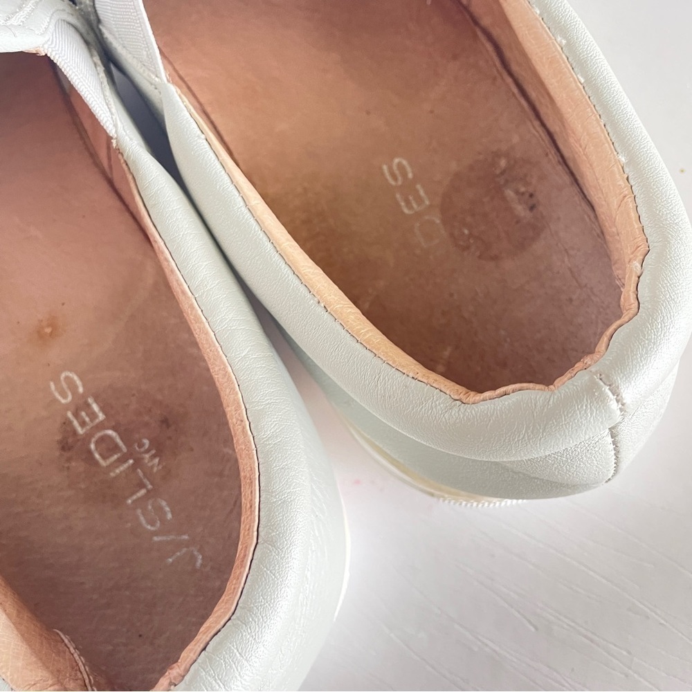 J Slides Moccasin Cheyenne Tassel Gray Leather Slip-on Sneakers Shoes Flats 7.5 - Picture 6 of 12